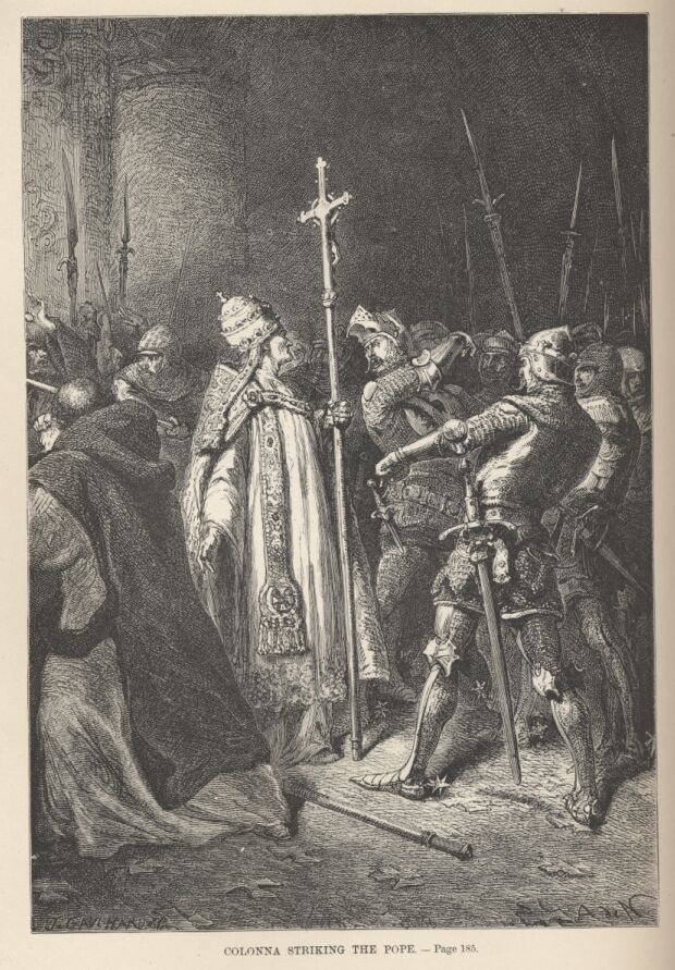 Colonna Striking the Pope——185
