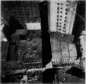 Frankfort Street. PHOTOGRAPHIC VIEW FROM A KITE.
