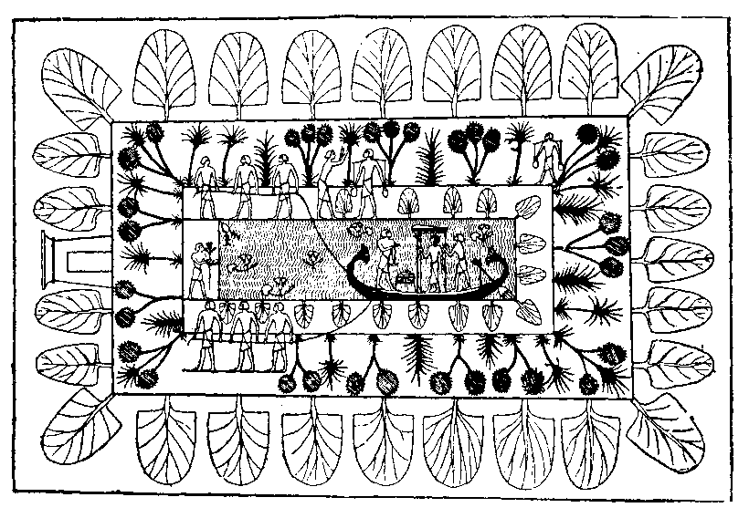 Fig 175.--Scene from tomb of Rekhmara, Eighteenth Dynasty. 