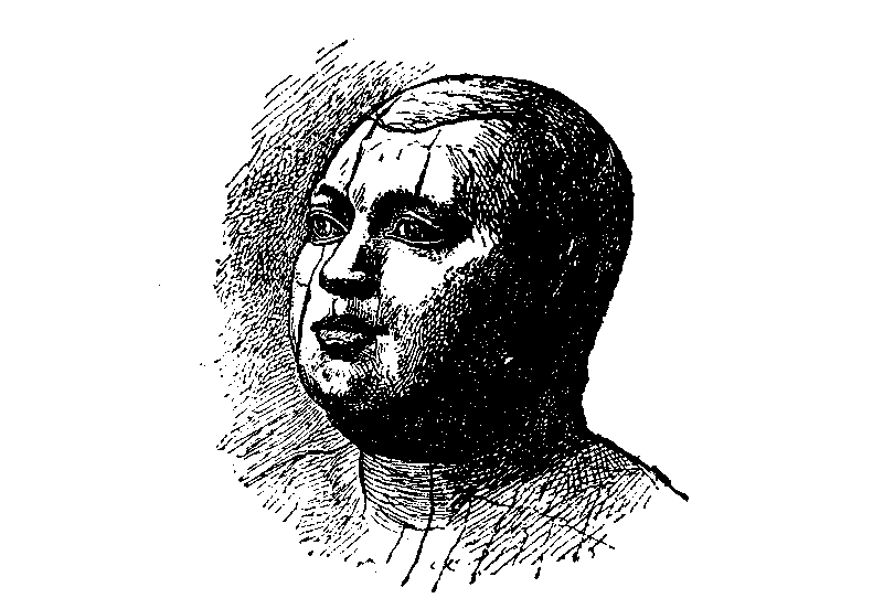 Fig 191.--Head of the Sheikh el Beled. 