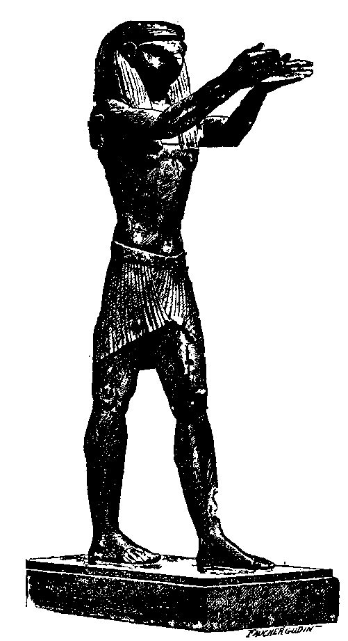 Fig 280.--Bronze statuette of Horus. 
