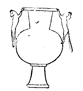 Fig 293.--Crater of precious metal. Wall-painting, Eighteenth Dynasty. 