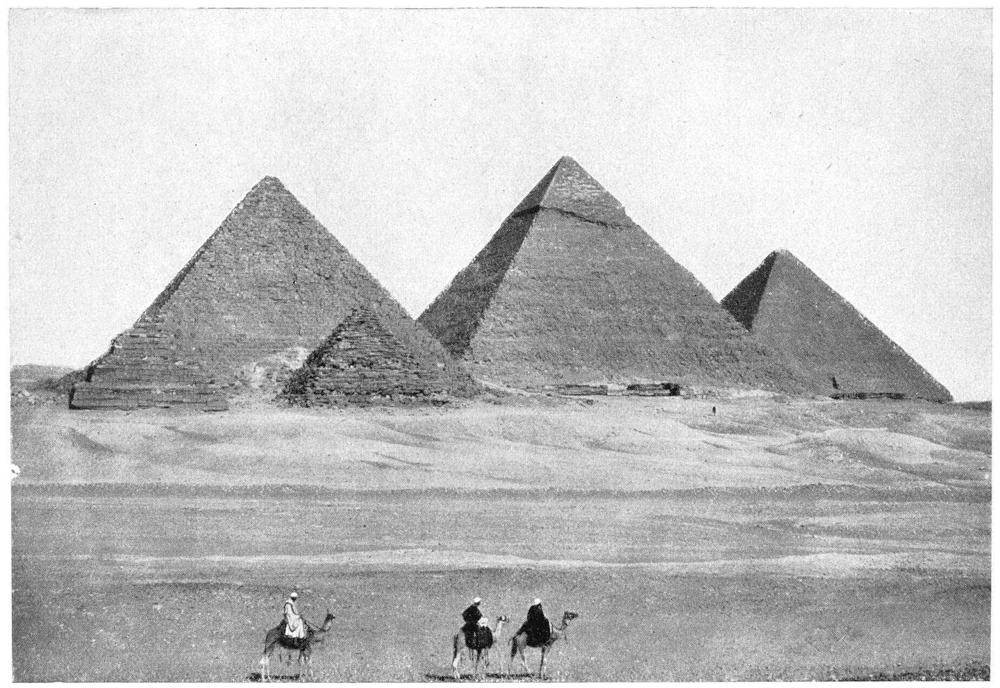 De Pyramiden bij Gizeh.