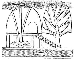 HOME BUILT ON PILES IN THE LAND OF PUNT.