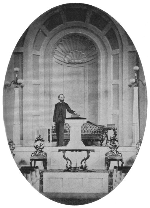 T. DeWitt Talmage in his First Church, Belleville, New Jersey T. DeWitt Talmage in his First Church, Belleville, New Jersey