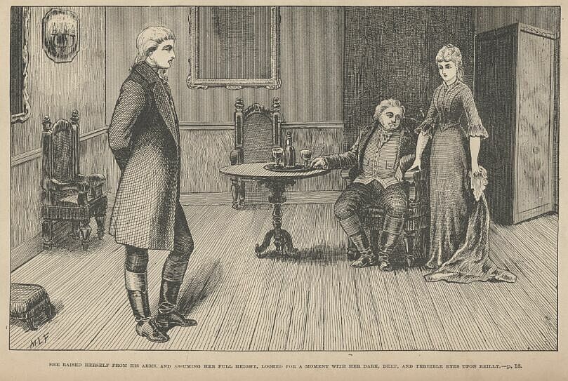 Page 18-- Looked With Her Dark Eyes Upon Reilly