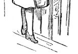 The gate swung plump against the oddest great man. The gate swung plump against the oddest great man.