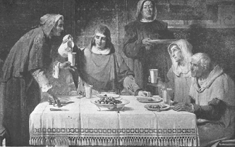 SCENE OF MONASTIC LIFE. SCENE OF MONASTIC LIFE.
