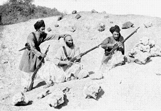 Afridis on the war-path Afridis on the war-path