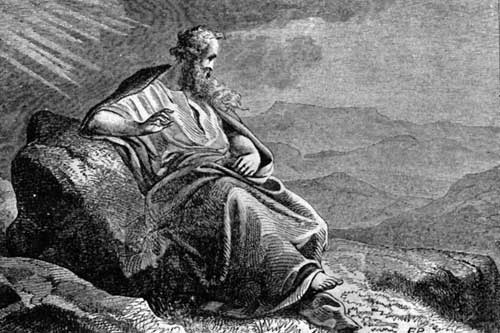 Moses on Mt. Pisgah Moses on Mt. Pisgah