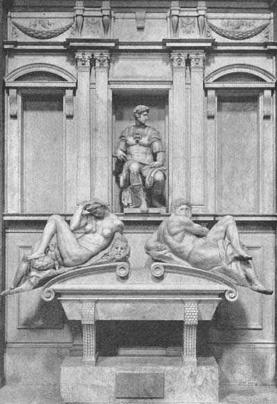 TOMB OF GIULIANO DE' MEDICI. Church of S. Lorenzo, Florence. TOMB OF GIULIANO DE' MEDICI. Church of S. Lorenzo, Florence.