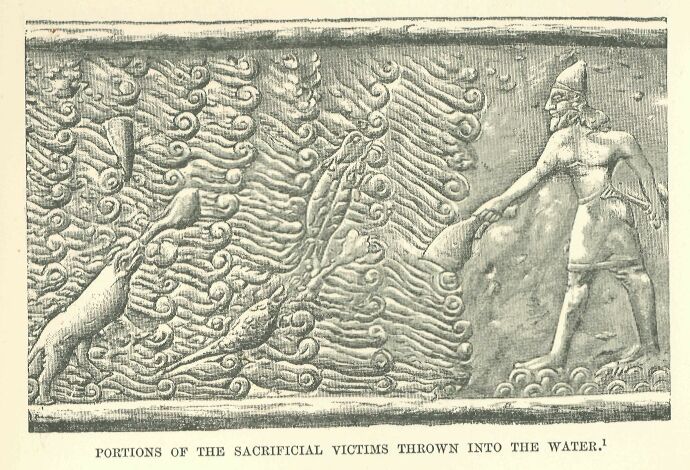 231.jpg Portions of the Sacrificial Victims Thrown Into The Water