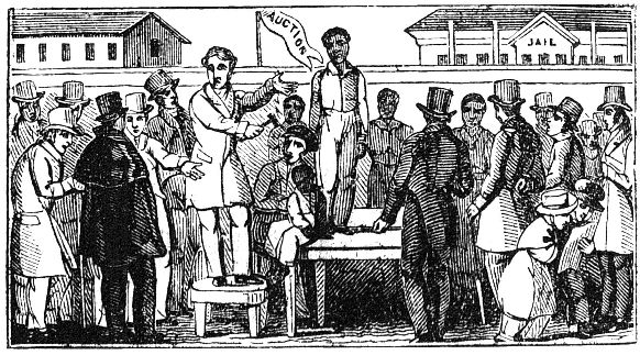 A Slave sold at Auction. A Slave sold at Auction.
