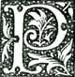 ORNAMENTAL CAPITAL 'P' ORNAMENTAL CAPITAL 'P'
