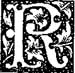 ORNAMENTAL CAPITAL 'R' ORNAMENTAL CAPITAL 'R'