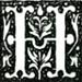 ORNAMENTAL CAPITAL 'H' ORNAMENTAL CAPITAL 'H'