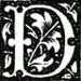 ORNAMENTAL CAPITAL 'D' ORNAMENTAL CAPITAL 'D'