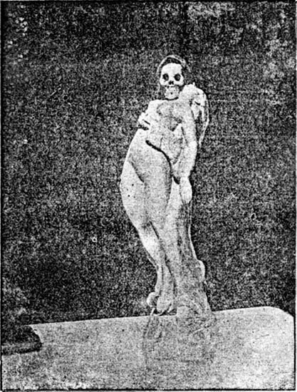 "Ang̃ Tagumpay ng̃ Kamatayan" lilok ni Dr. José Rizal. "Ang̃ Tagumpay ng̃ Kamatayan" lilok ni Dr. José Rizal.