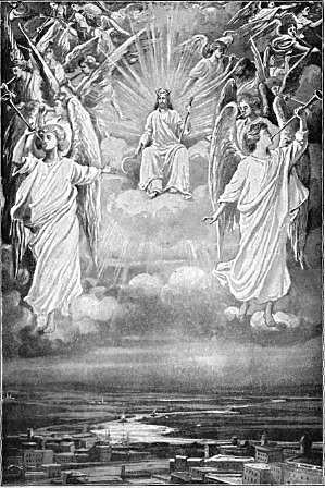 CHRIST COMING IN GLORY  "The Son of man shall come in His glory, and all the holy angels with Him." Matt. 25:31.