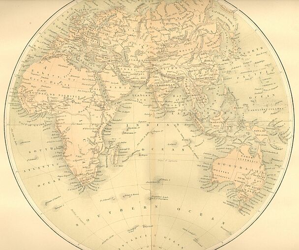 MAP OF THE EASTERN HEMISPHERE Map of the Eastern Hemisphere