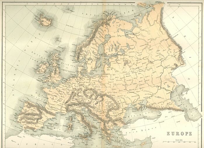MAP OF EUROPE Map of Europe