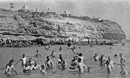 MEN BATHING AT HELLES