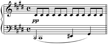 Figure L a musical fragment