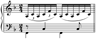 Figure M a musical fragment