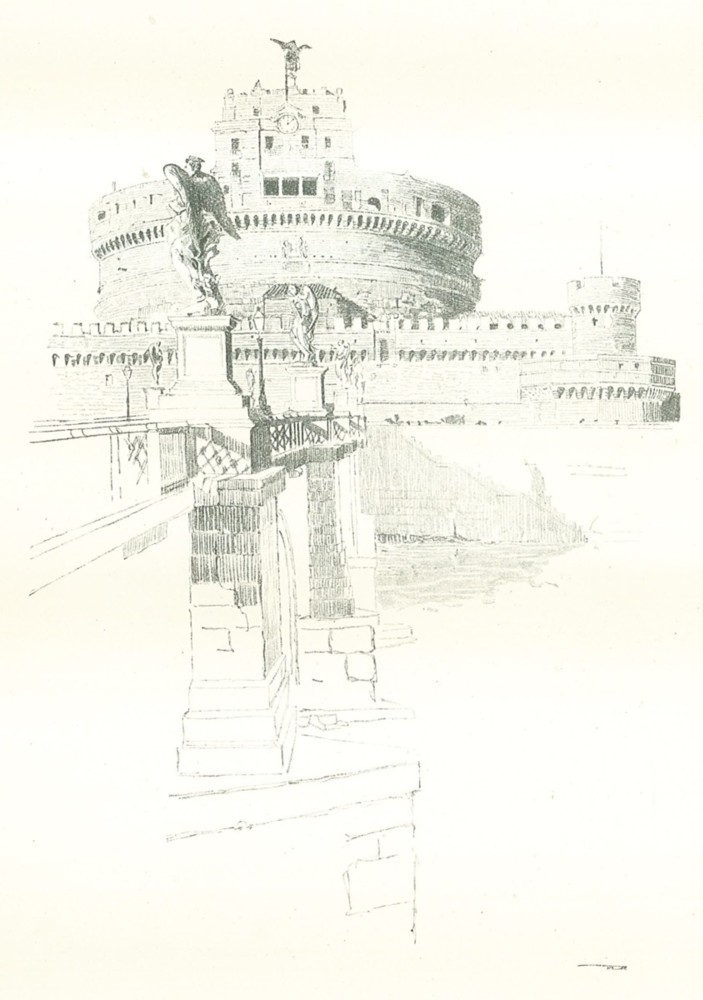 'HADRIAN'S TOMB'-NOW THE CASTLE OF S. ANGELO.