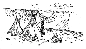 line drawing, tipis line drawing, tipis