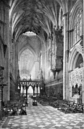 THE CHOIR, LOOKING WEST.