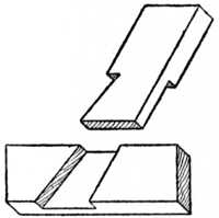 Fig. 37.—Oblique Dovetail     Halving.