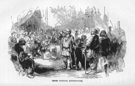 Peter turning executioner.