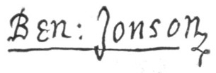 Ben Johnson autograph