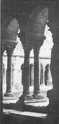 THROUGH THE CLOISTER-ARCHES