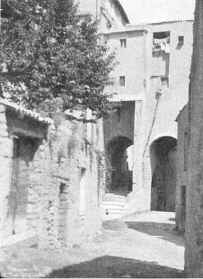 ENTRANCES TO TWO NARROW STREETS