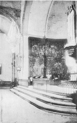 TAPESTRIES BEAUTIFY THE CHOIR WALLS