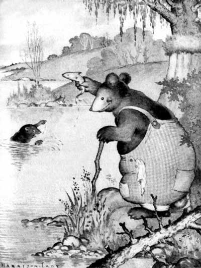 Here's your trout, Mr. Otter, said he