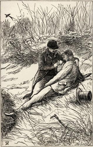 Felix Graham in trouble.