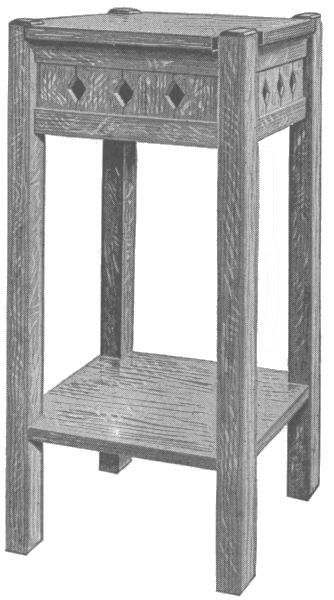 Finished Stand in Quartered Oak