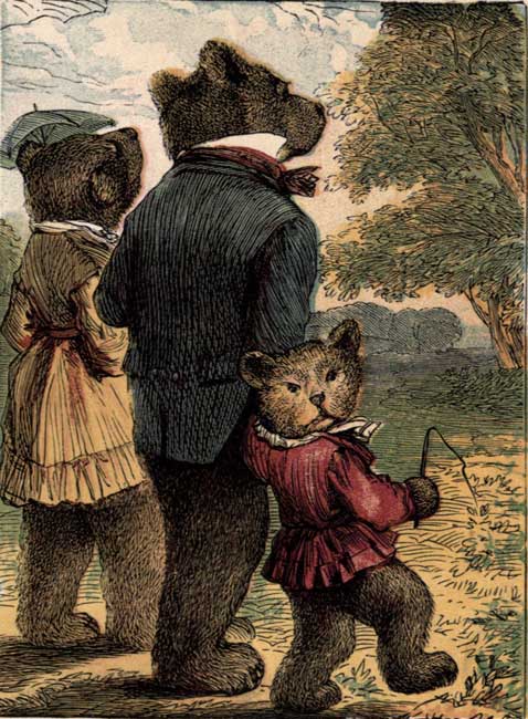 The Three Bears take a walk.