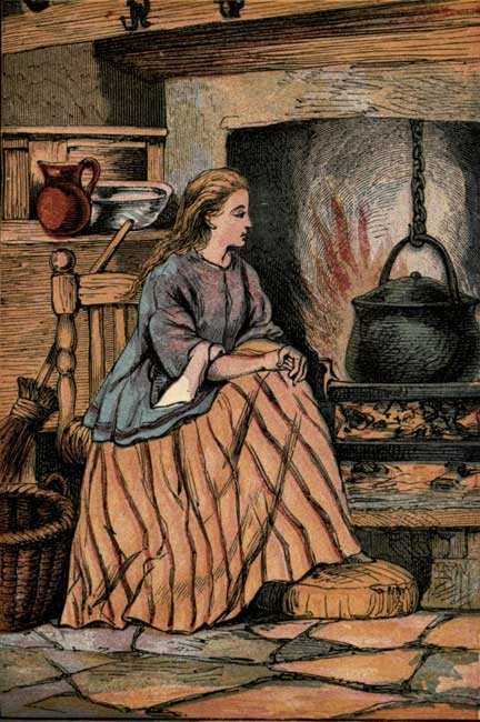 CINDERELLA AT HOME.