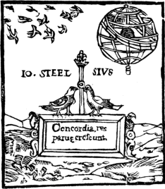IO. STEELSIVS / Concordia res paruę crescunt. IO. STEELSIVS / Concordia res paruę crescunt.