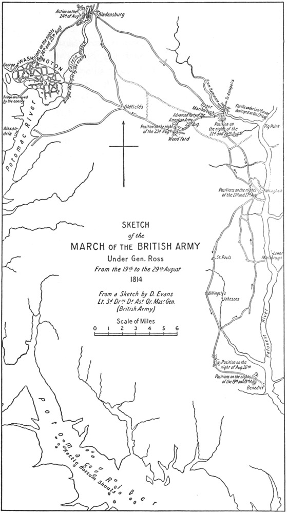 Sketch of the March of the British Army
