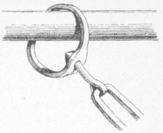 Fig. 59. Piece of the iron bar, with chain, Zutphen.