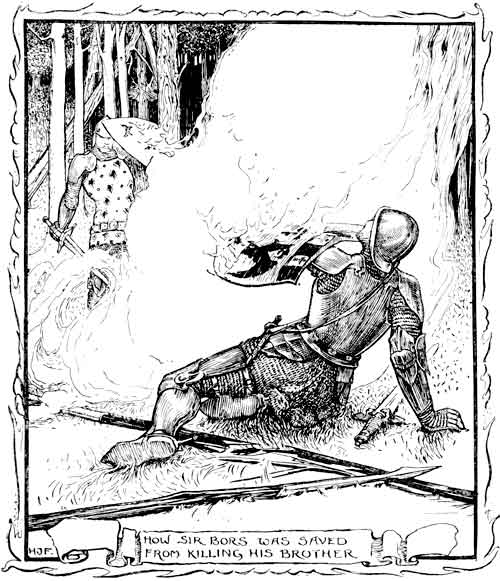 HOW SIR BORS WAS SAVED FROM KILLING HIS BROTHER