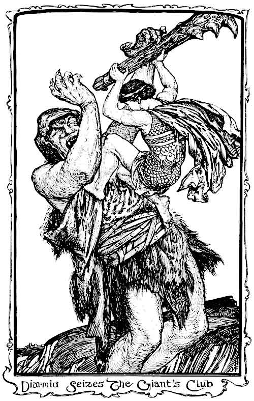Diarmid Seizes The Giant's Club