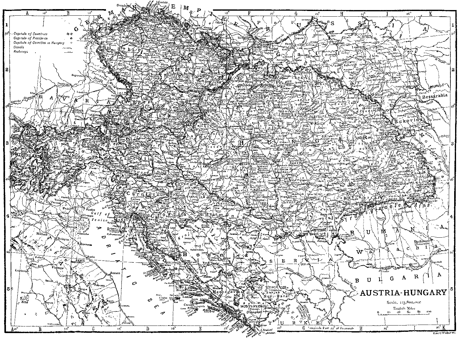 Austria-Hungary map