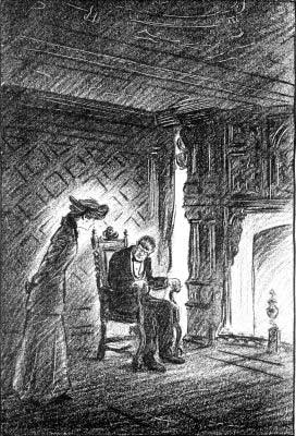 "THERE STOOD CLOSE TO HIM, SO CLOSE THAT HE COULD ALMOST HAVE TOUCHED HER, FLOSSY, HIS WIFE"