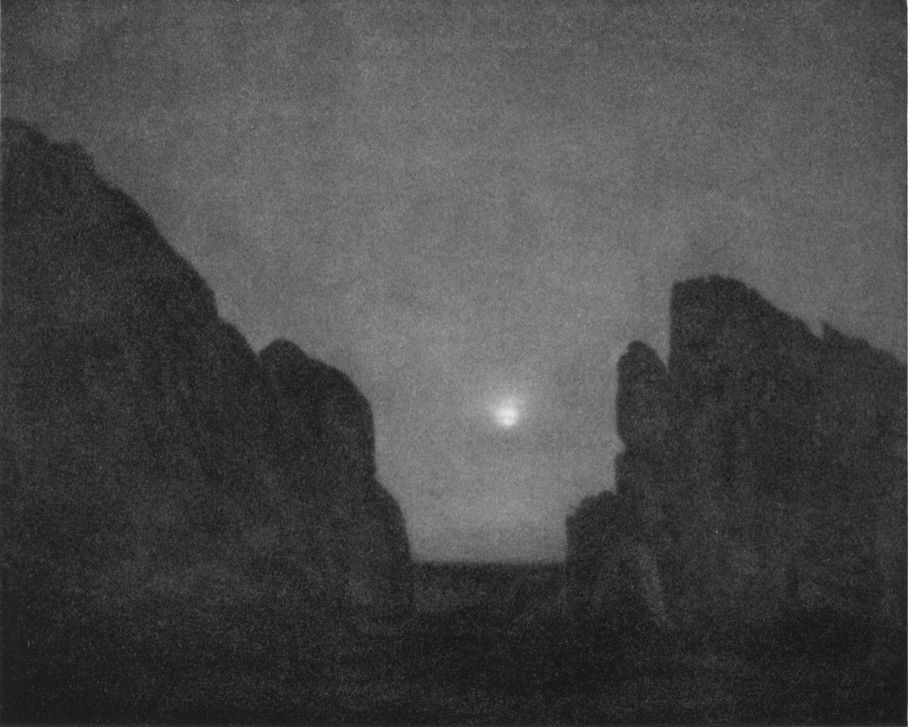 THE MOON OF THE RED GODSBy Laura Gilpin, Colorado Springs, Colo. THE MOON OF THE RED GODS, By Laura Gilpin, Colorado Springs, Colo.